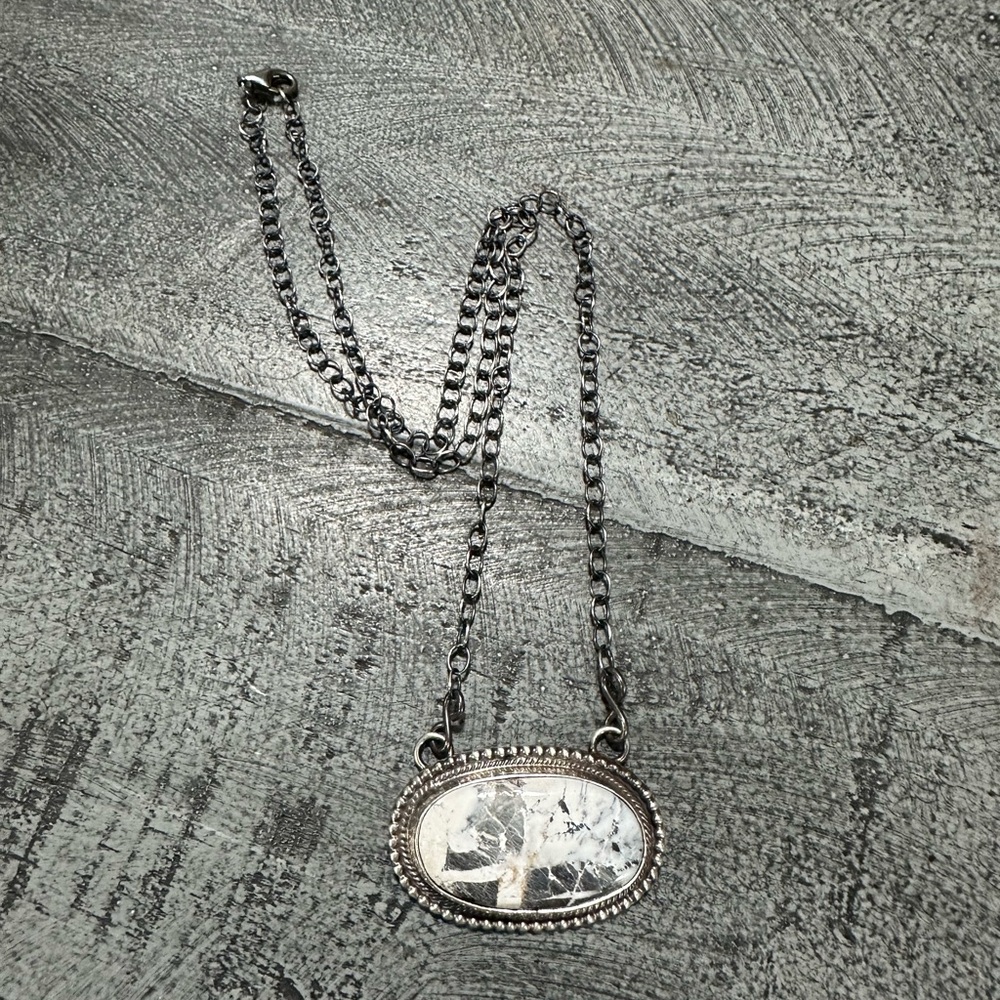 White Buffalo Necklace Native